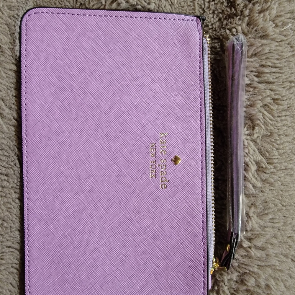 Kate Spade purple wristlet